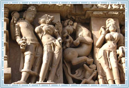 Sculptures of Khajuraho